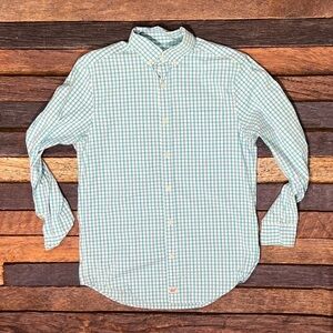 Vineyard Vines Classic Fit Murray Preppy Shirt Plaid Button Down Shirt Small
